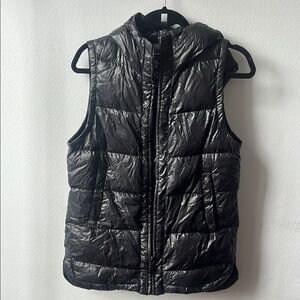 Black Quilted Women's Vest